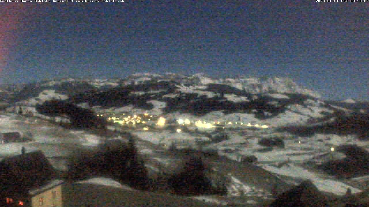 Archiv Foto Webcam Panoramablick über Appenzell
