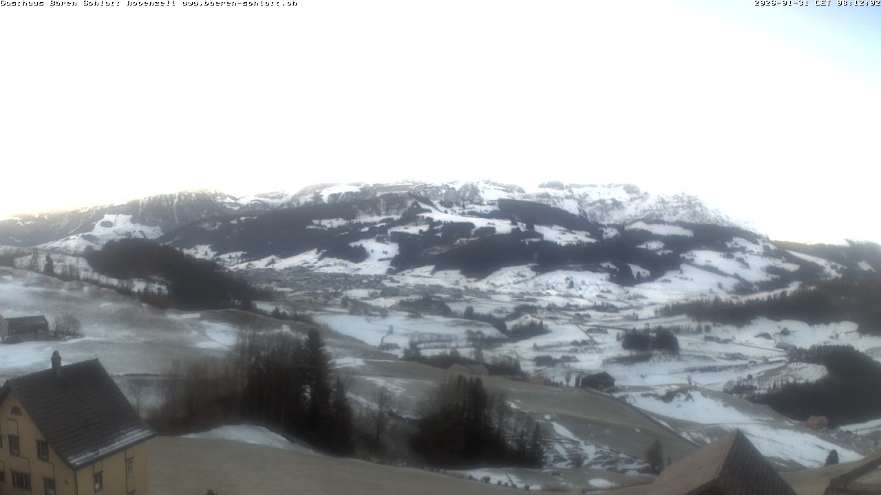 Archiv Foto Webcam Panoramablick über Appenzell