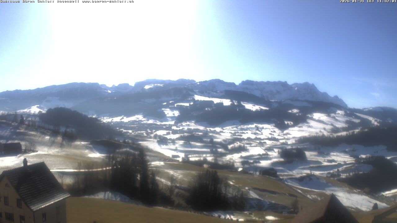 Archiv Foto Webcam Panoramablick über Appenzell