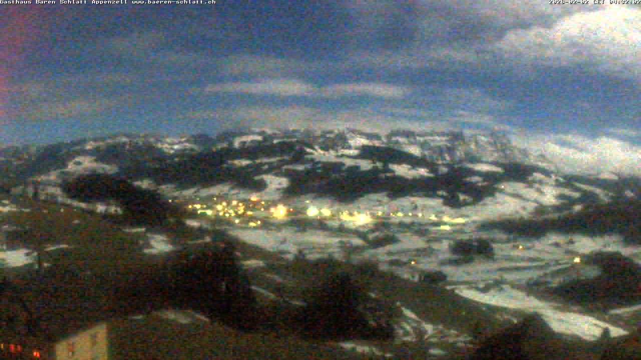 Archiv Foto Webcam Panoramablick über Appenzell
