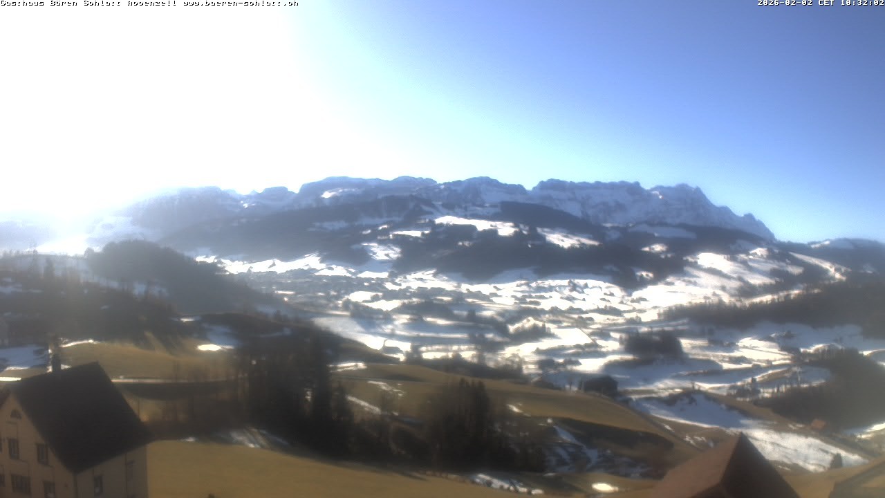 Archiv Foto Webcam Panoramablick über Appenzell