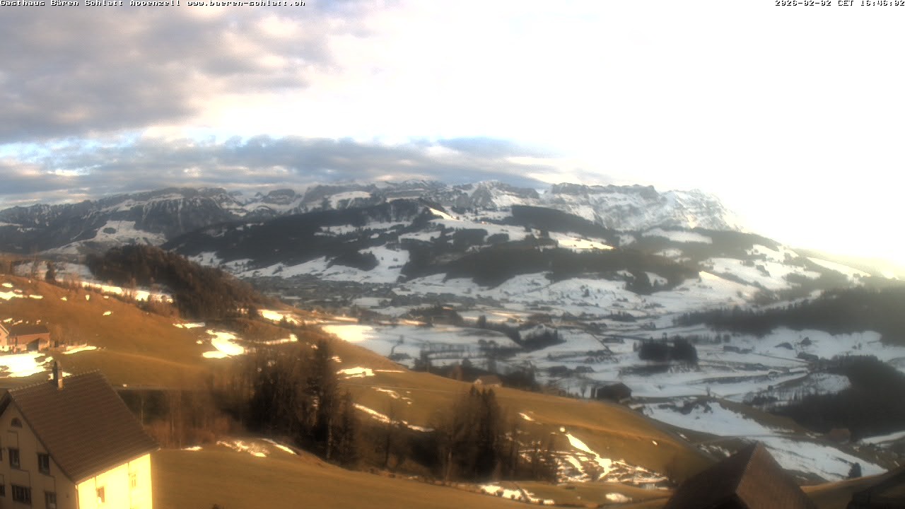 Archiv Foto Webcam Panoramablick über Appenzell