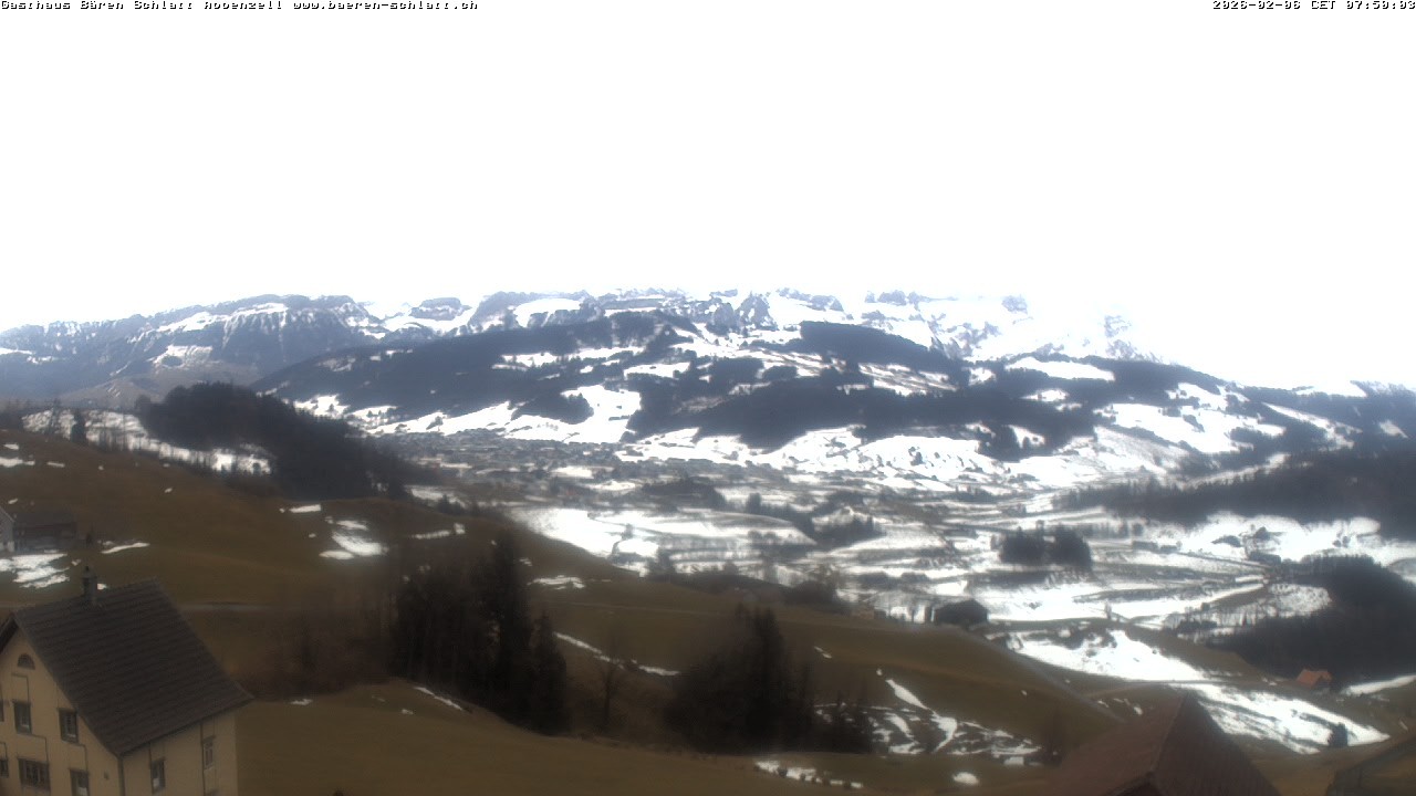 Archiv Foto Webcam Panoramablick über Appenzell