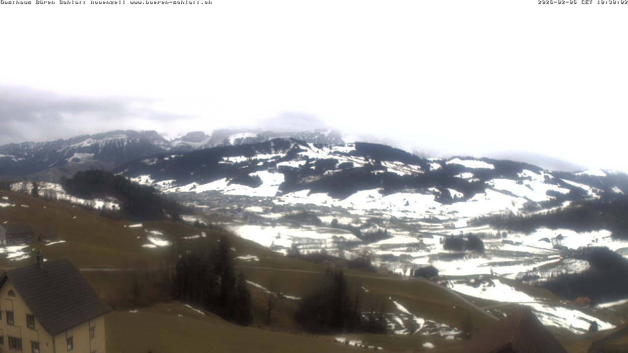 Archiv Foto Webcam Panoramablick über Appenzell