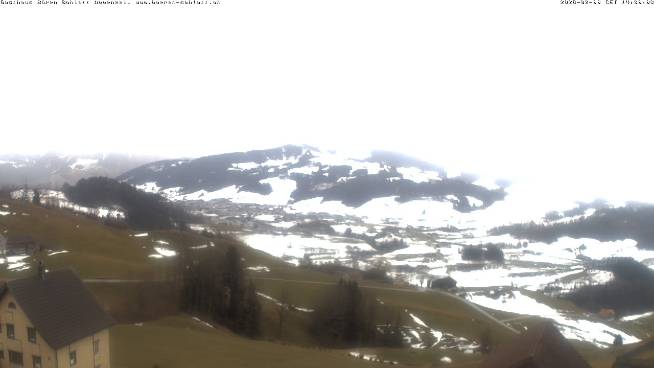 Archiv Foto Webcam Panoramablick über Appenzell