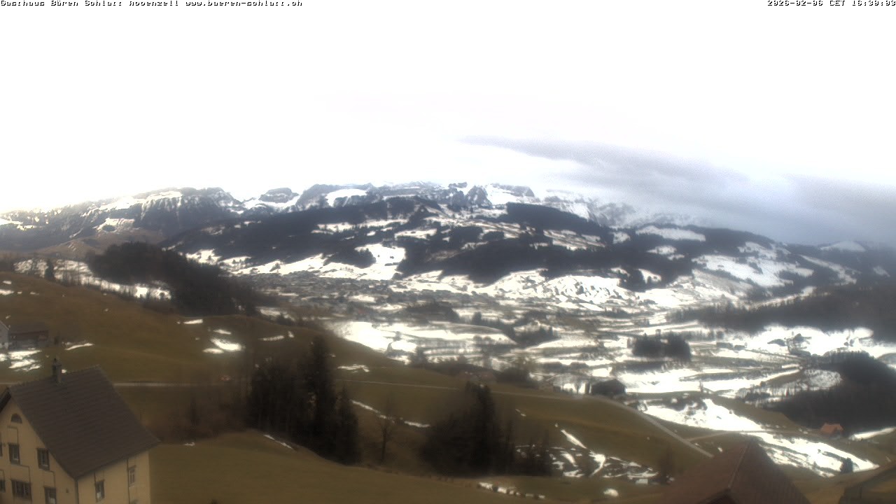 Archiv Foto Webcam Panoramablick über Appenzell