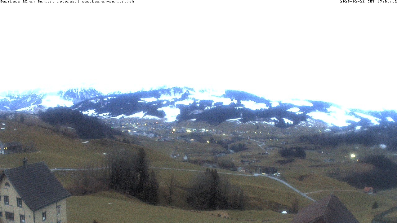 Archiv Foto Webcam Panoramablick über Appenzell