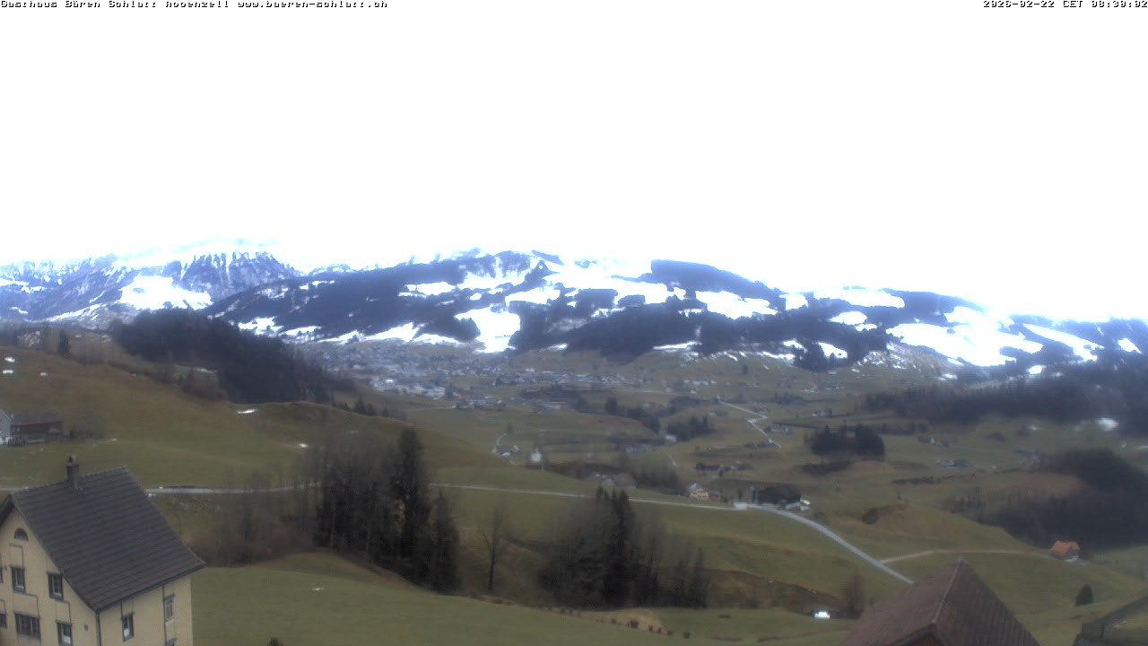 Archiv Foto Webcam Panoramablick über Appenzell