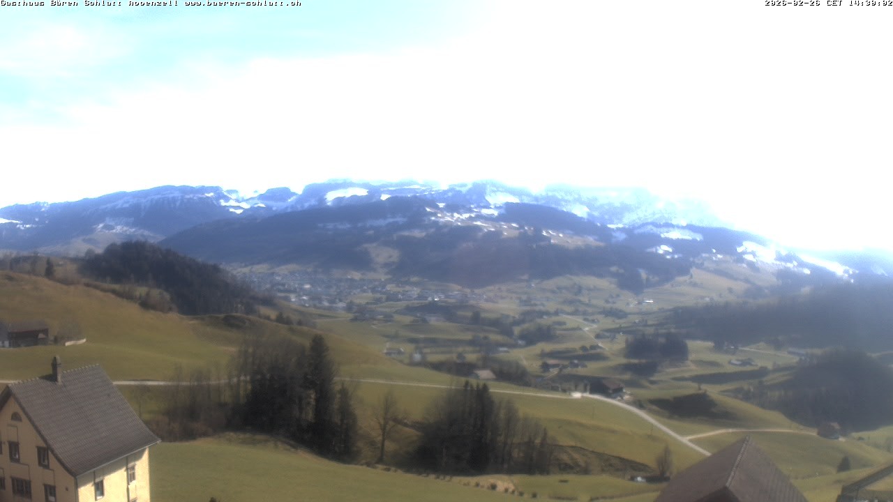 Archived image Webcam Appenzell in Switzerland