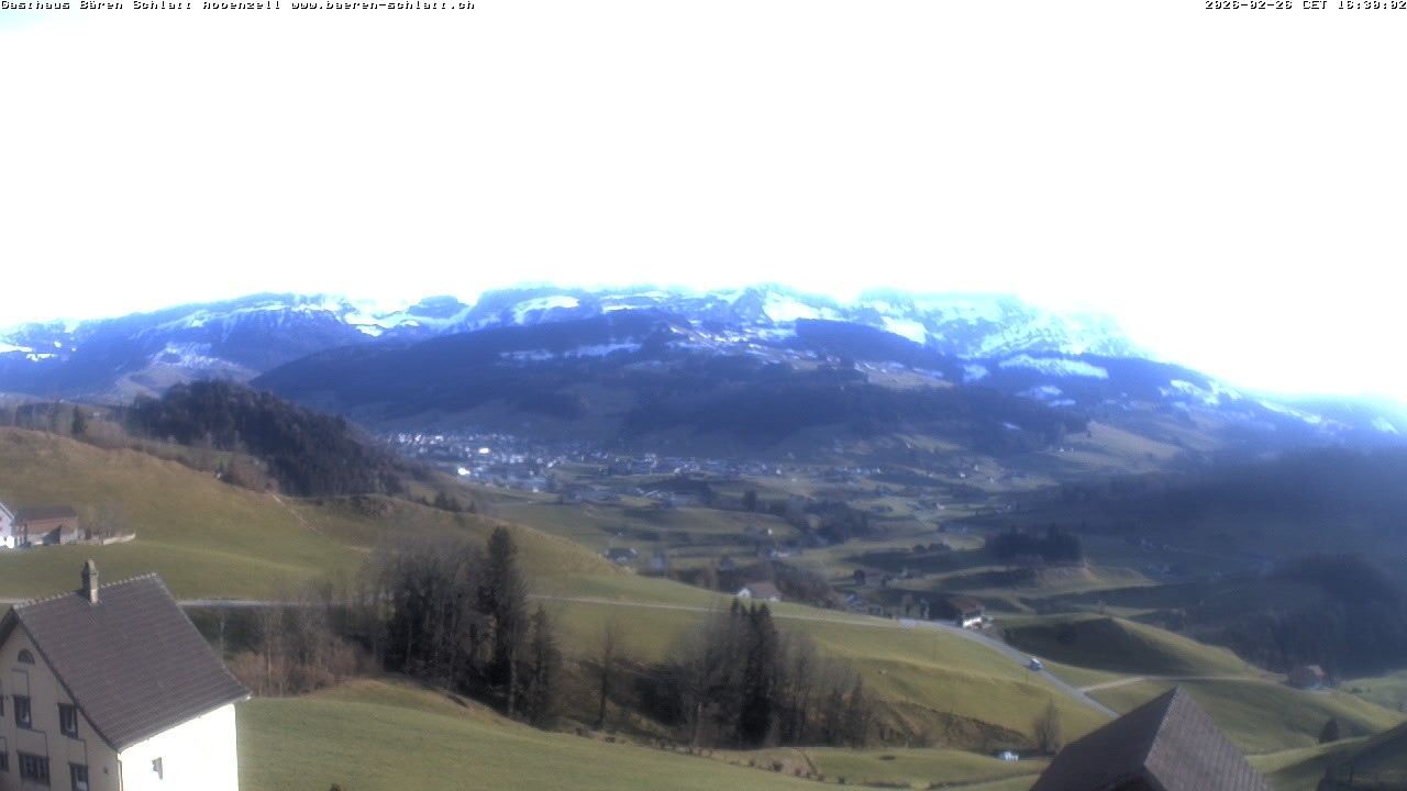 Archived image Webcam Appenzell in Switzerland