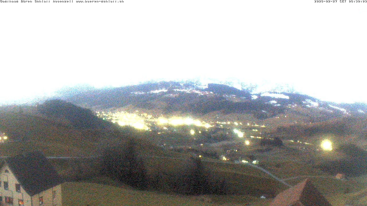 Archived image Webcam Appenzell in Switzerland