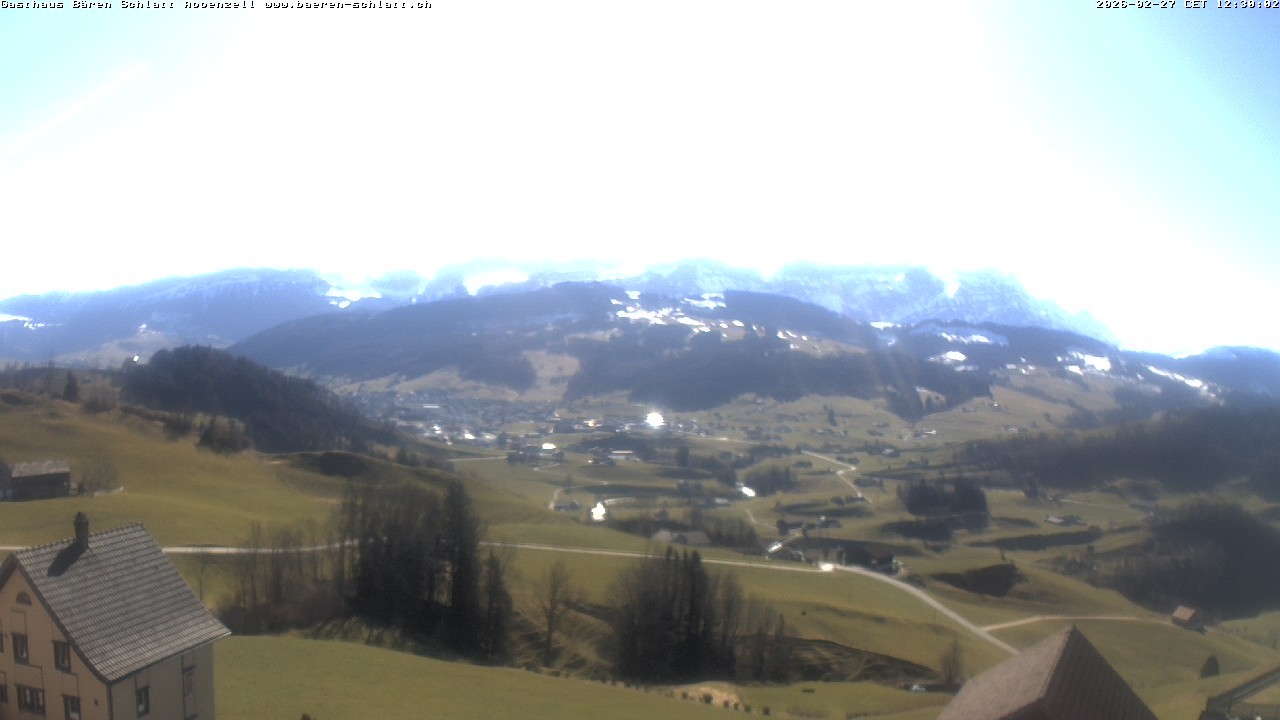 Archived image Webcam Appenzell in Switzerland