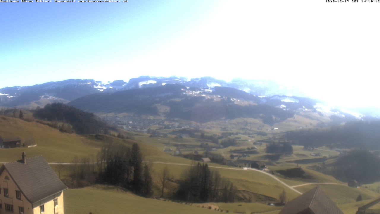 Archived image Webcam Appenzell in Switzerland