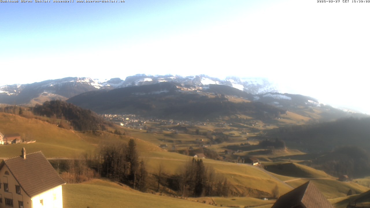 Archived image Webcam Appenzell in Switzerland