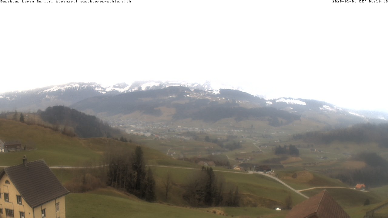 Archiv Foto Webcam Panoramablick über Appenzell