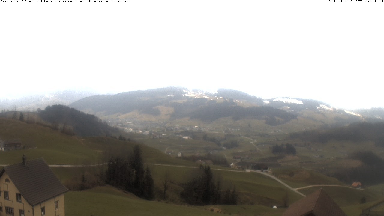 Archiv Foto Webcam Panoramablick über Appenzell