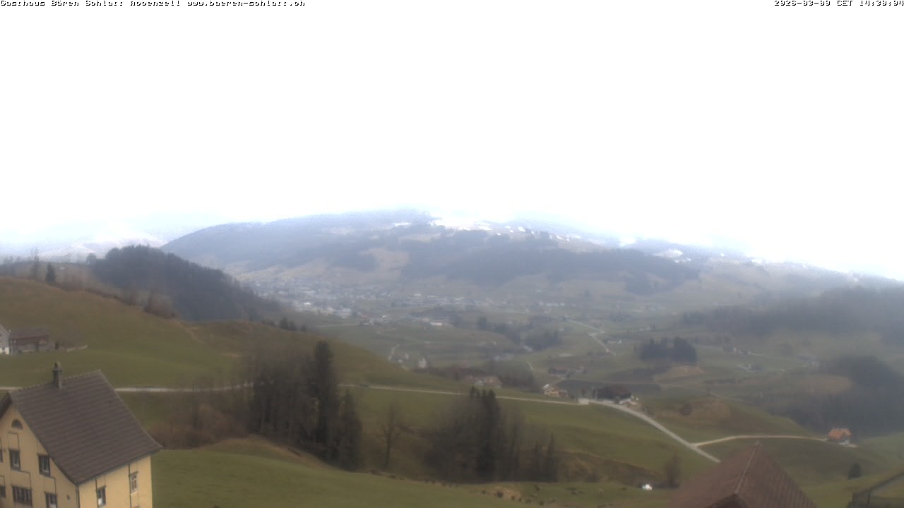 Archiv Foto Webcam Panoramablick über Appenzell