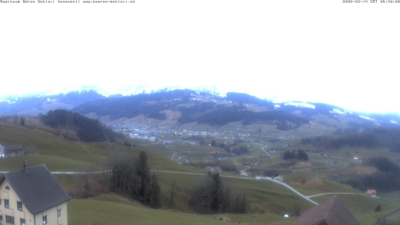 Archiv Foto Webcam Panoramablick über Appenzell