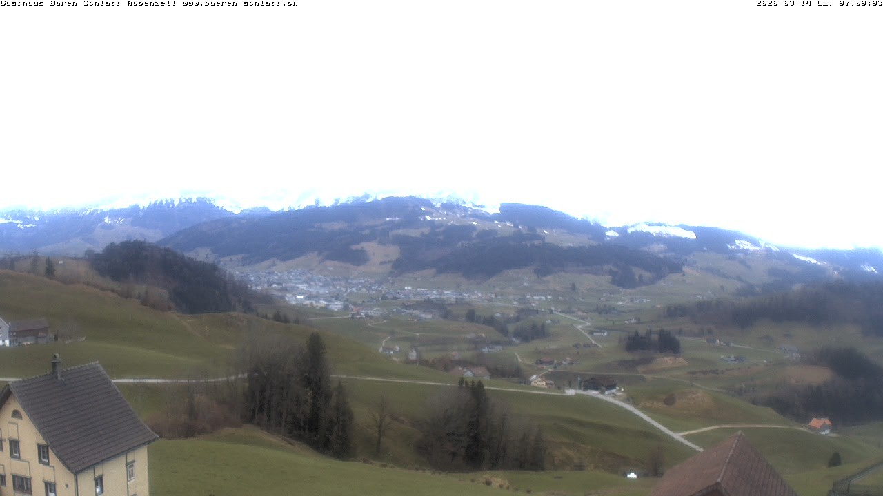 Archiv Foto Webcam Panoramablick über Appenzell