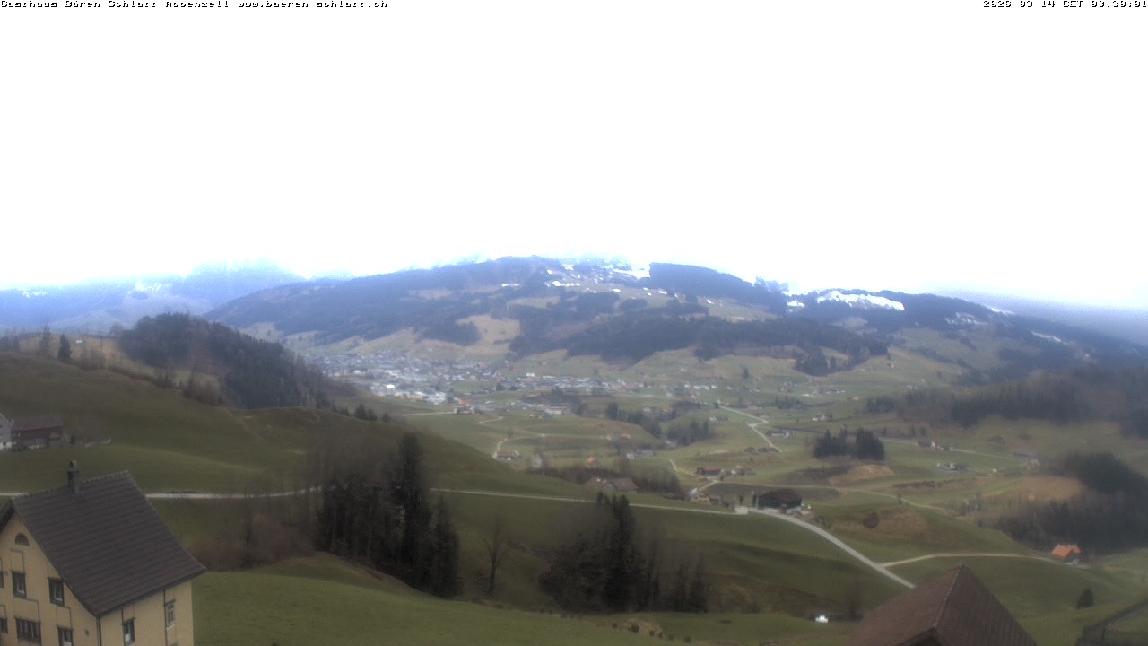 Archiv Foto Webcam Panoramablick über Appenzell