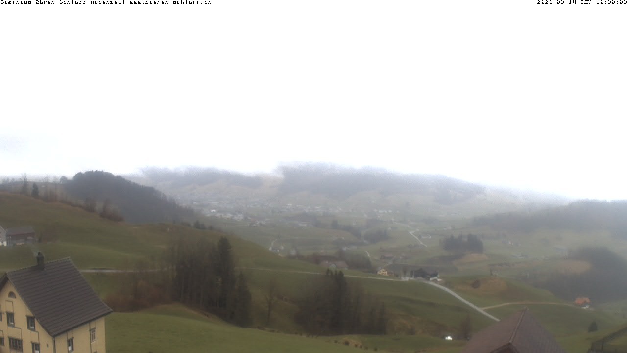 Archiv Foto Webcam Panoramablick über Appenzell