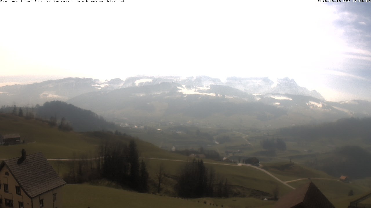 Archived image Webcam Appenzell in Switzerland