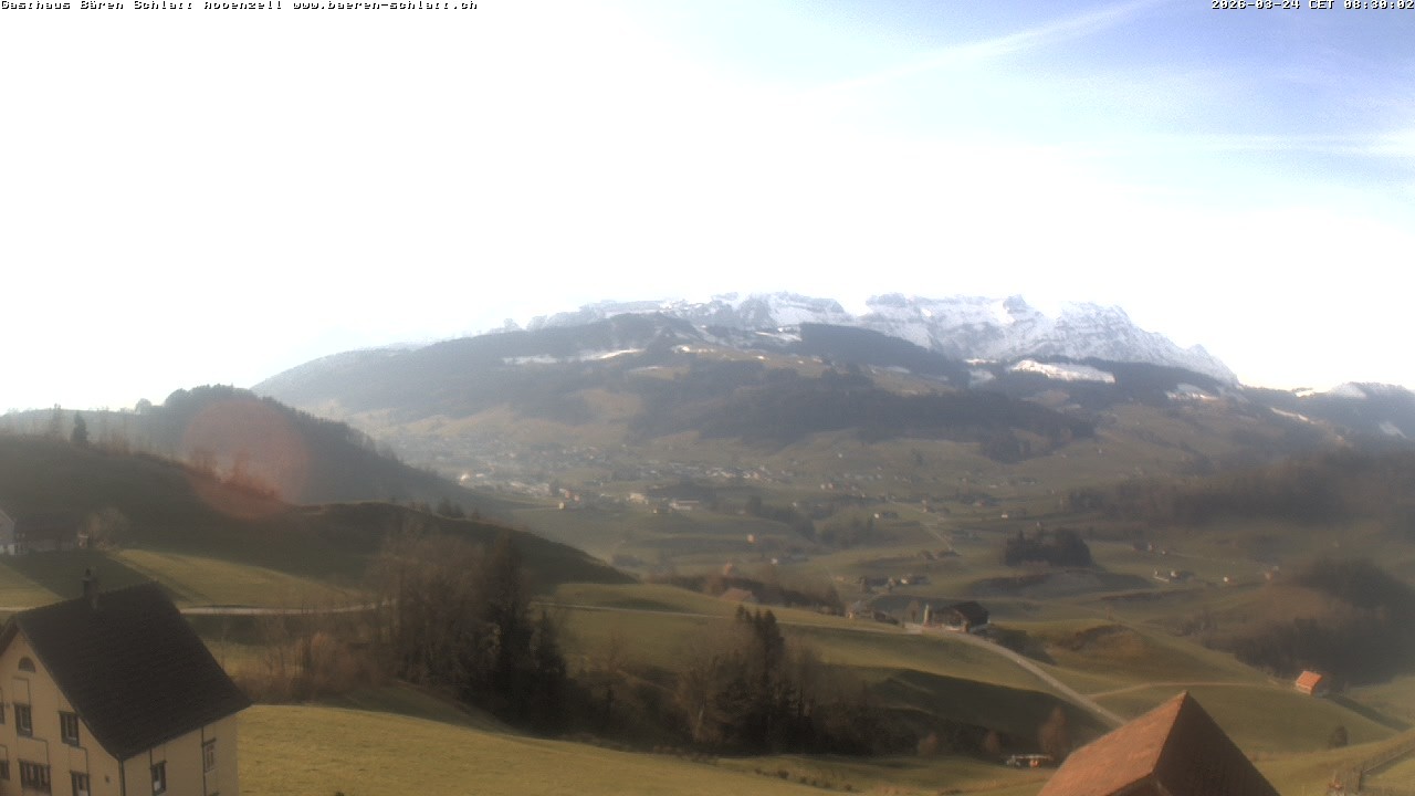 Archiv Foto Webcam Panoramablick über Appenzell