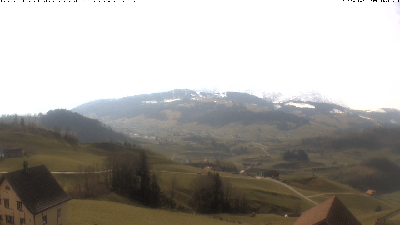 Archiv Foto Webcam Panoramablick über Appenzell