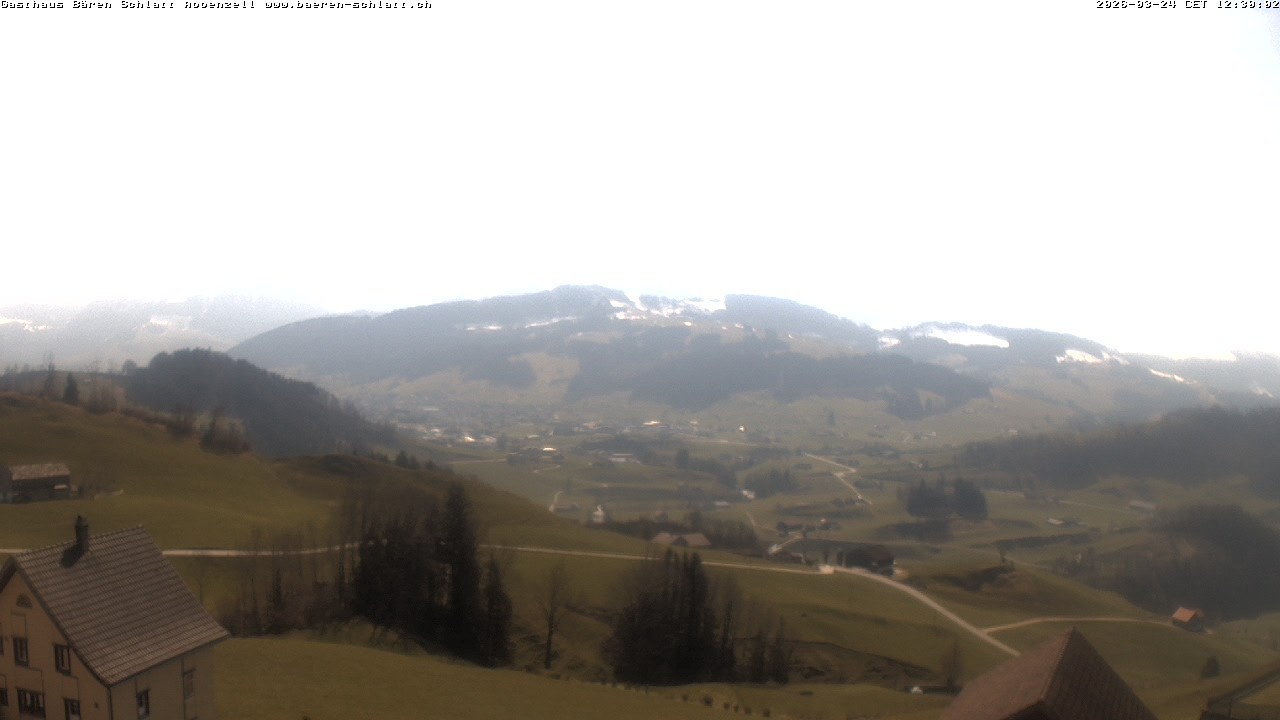 Archiv Foto Webcam Panoramablick über Appenzell