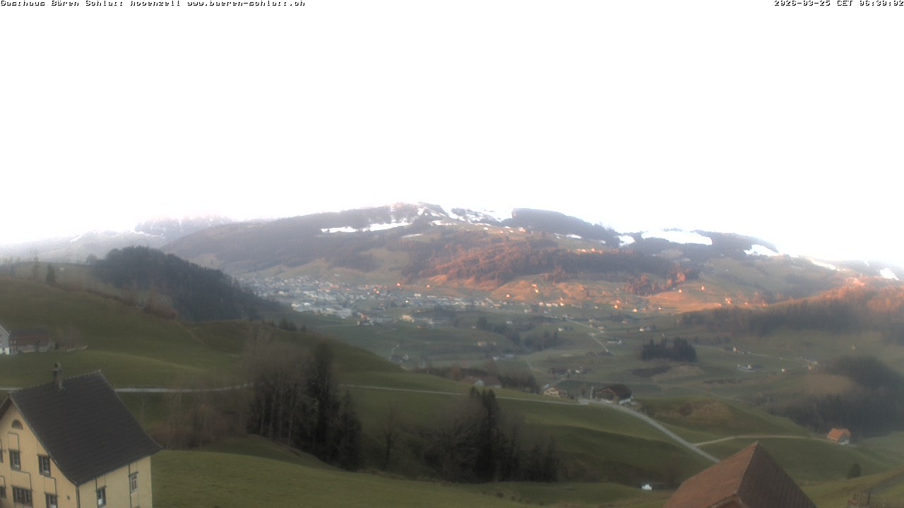 Archiv Foto Webcam Panoramablick über Appenzell