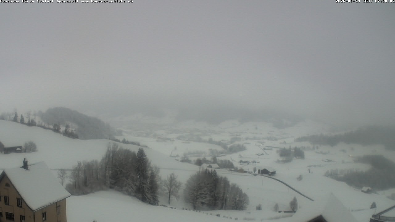 Archiv Foto Webcam Panoramablick über Appenzell