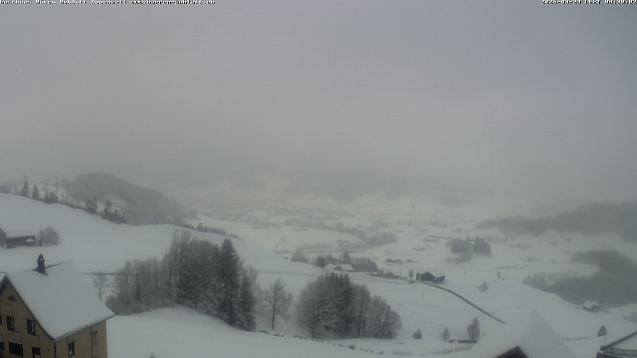 Archiv Foto Webcam Panoramablick über Appenzell