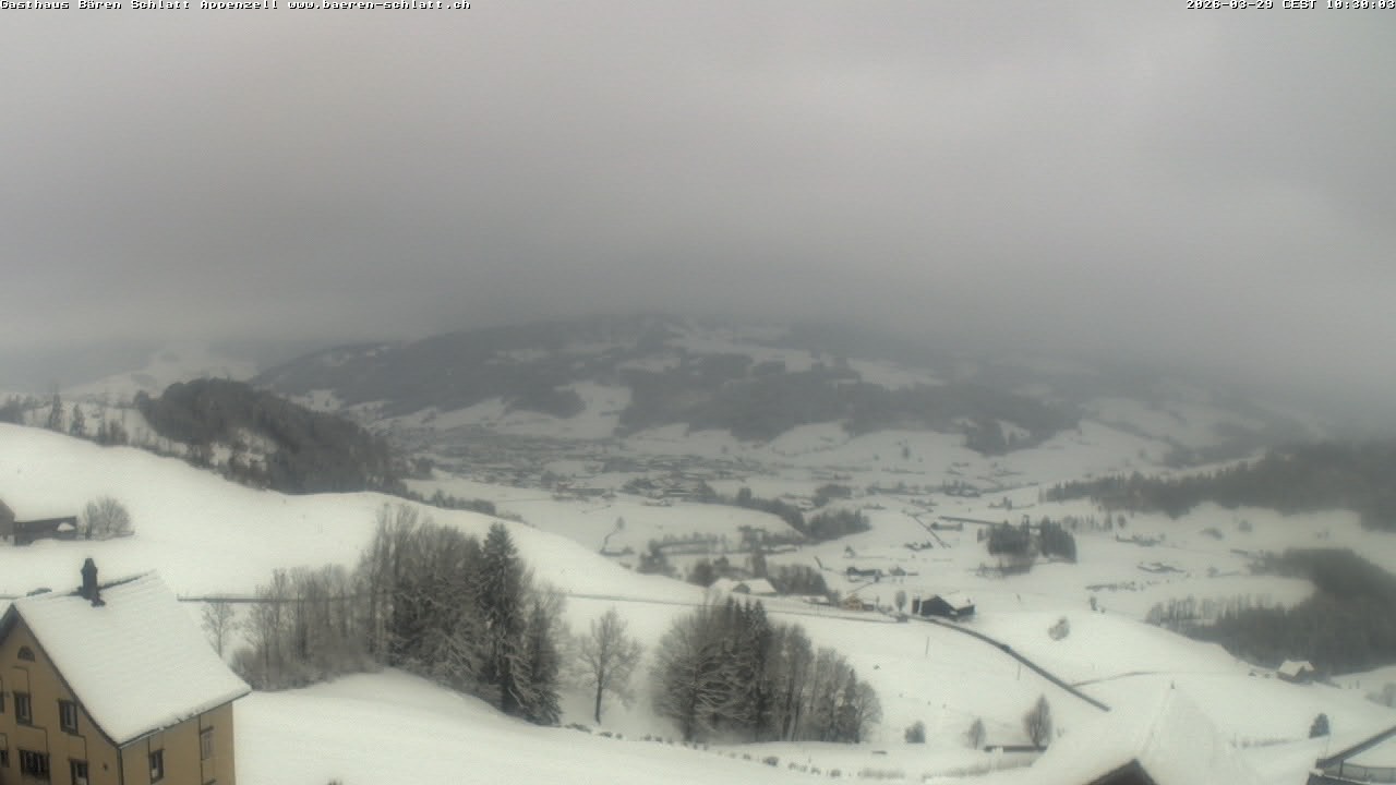 Archiv Foto Webcam Panoramablick über Appenzell