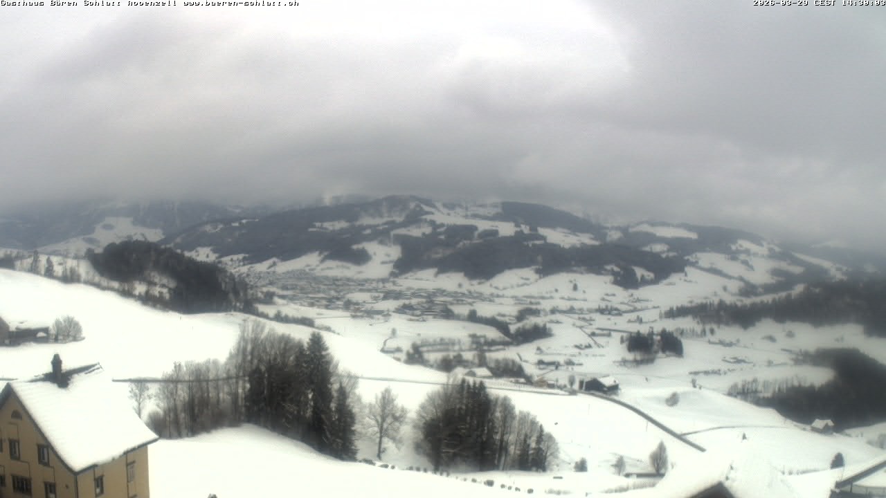 Archiv Foto Webcam Panoramablick über Appenzell
