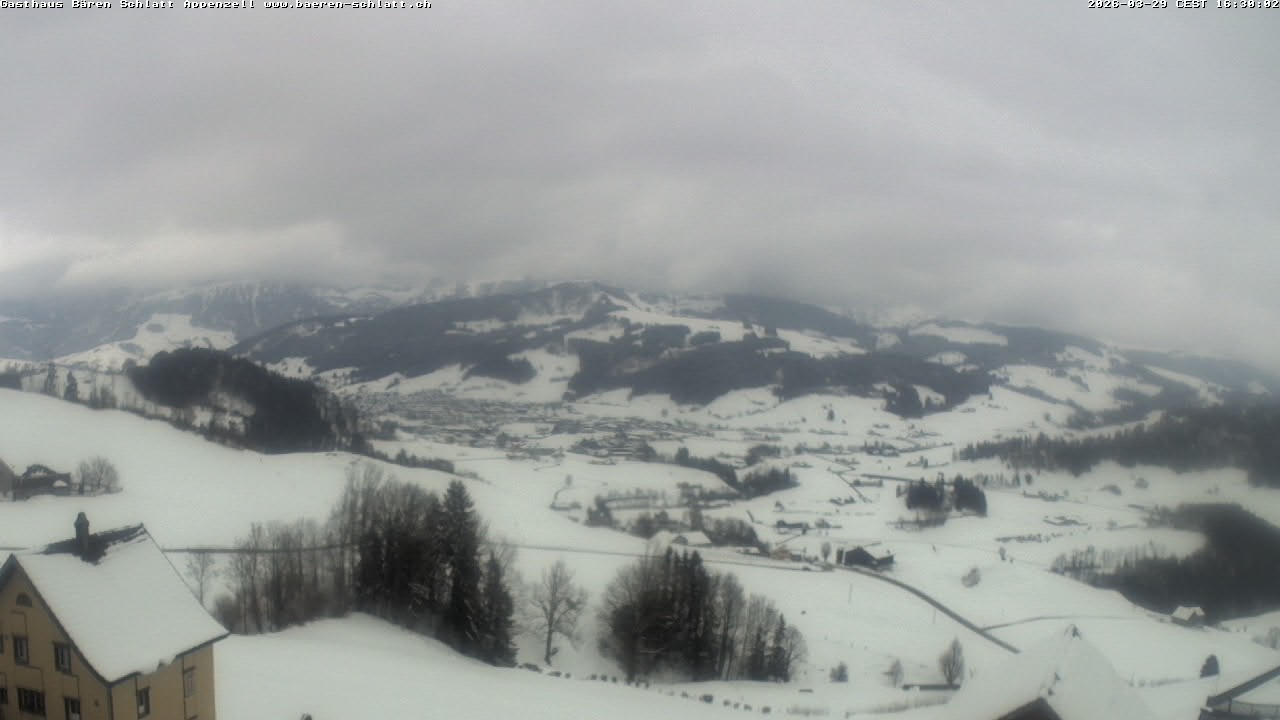 Archiv Foto Webcam Panoramablick über Appenzell