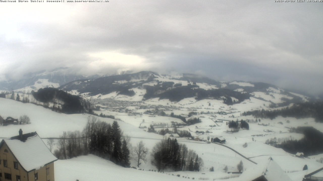 Archiv Foto Webcam Panoramablick über Appenzell
