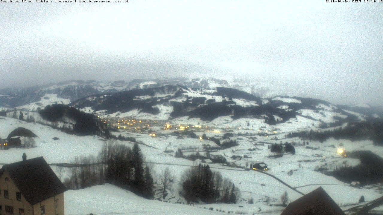 Archived image Webcam Appenzell in Switzerland