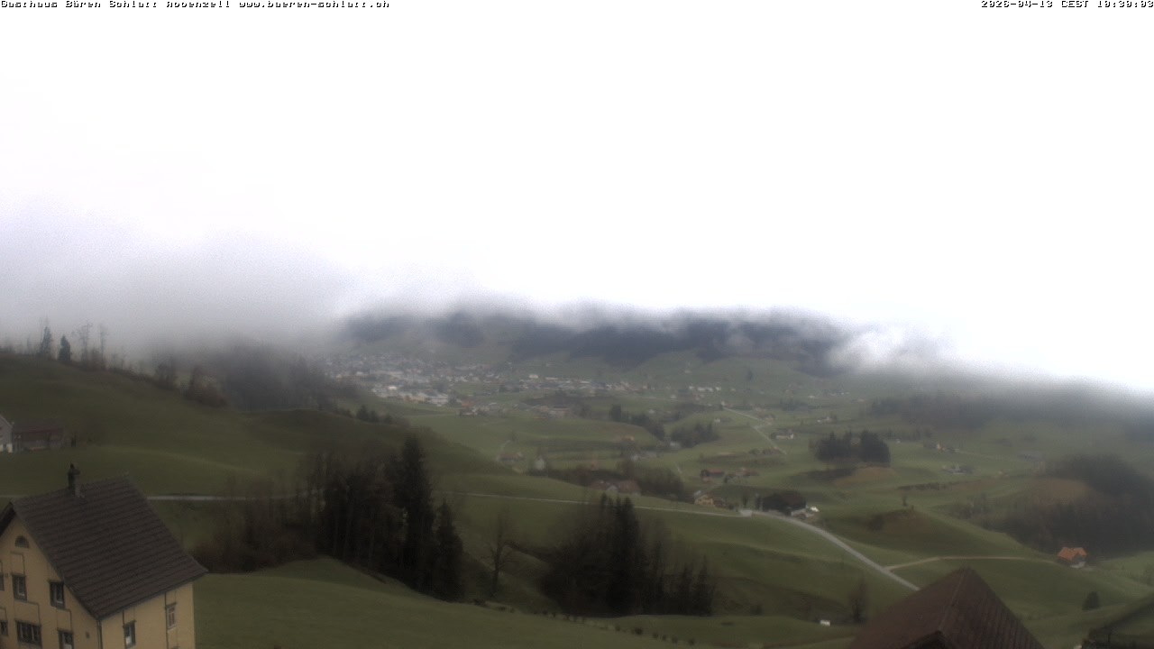 Archived image Webcam Appenzell in Switzerland