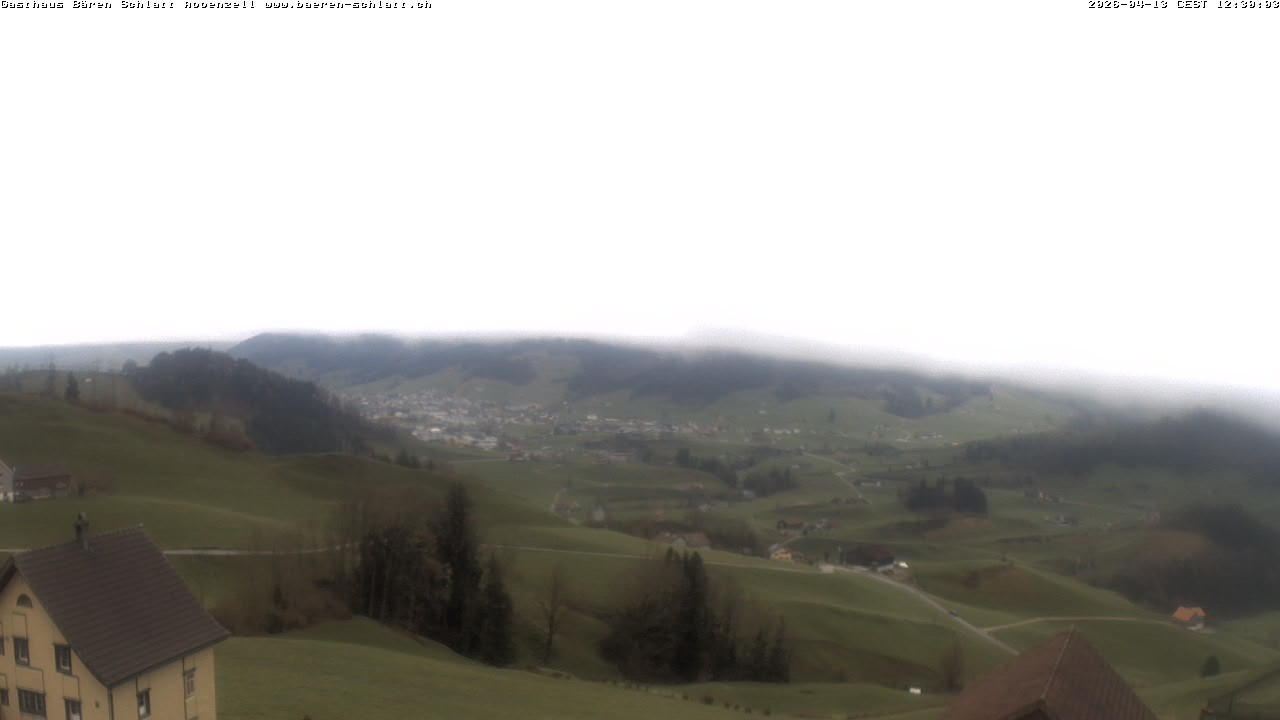 Archived image Webcam Appenzell in Switzerland