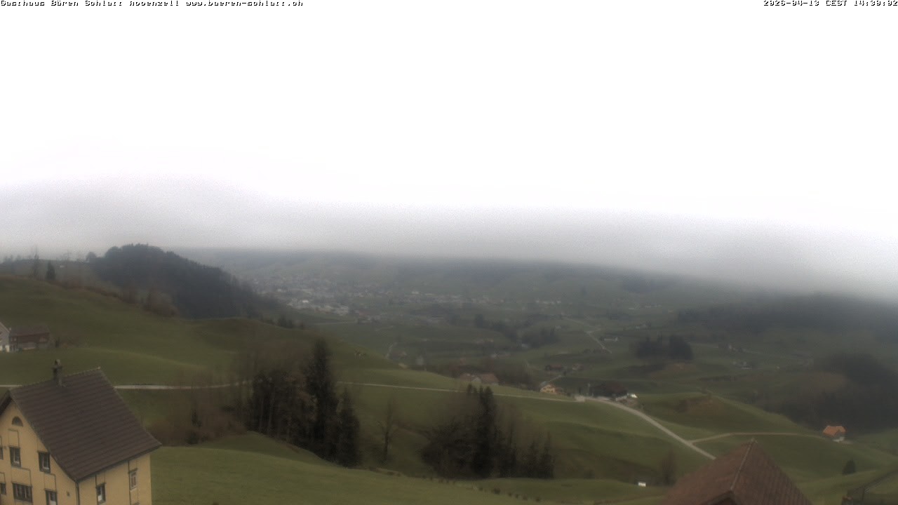 Archived image Webcam Appenzell in Switzerland