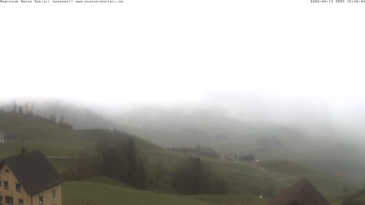 Archived image Webcam Appenzell in Switzerland