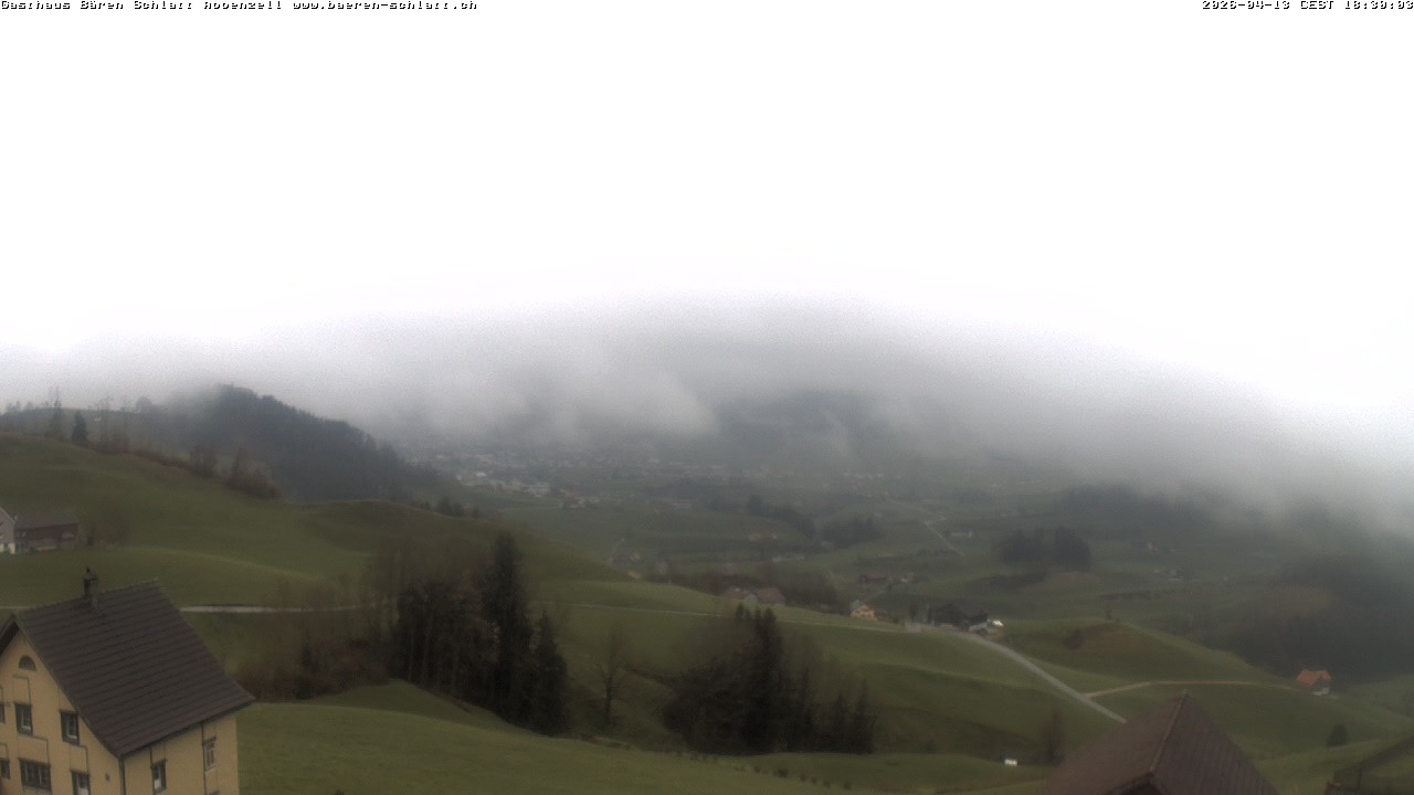 Archived image Webcam Appenzell in Switzerland