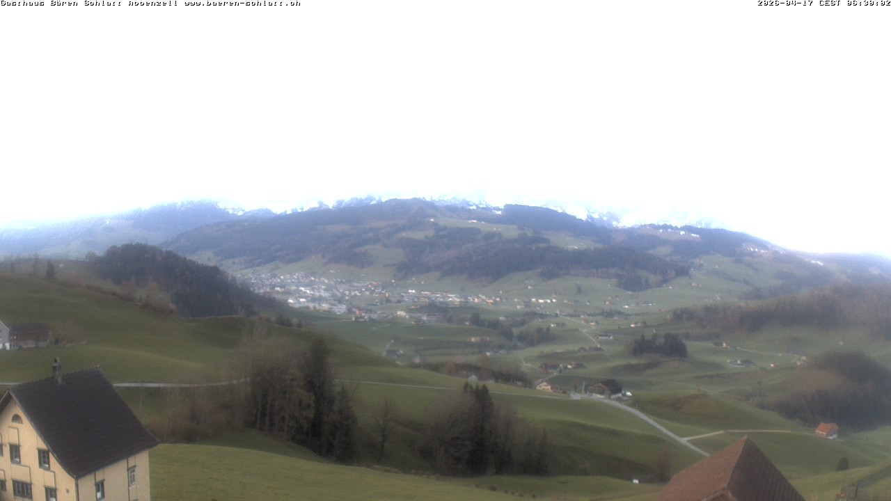 Archived image Webcam Appenzell in Switzerland