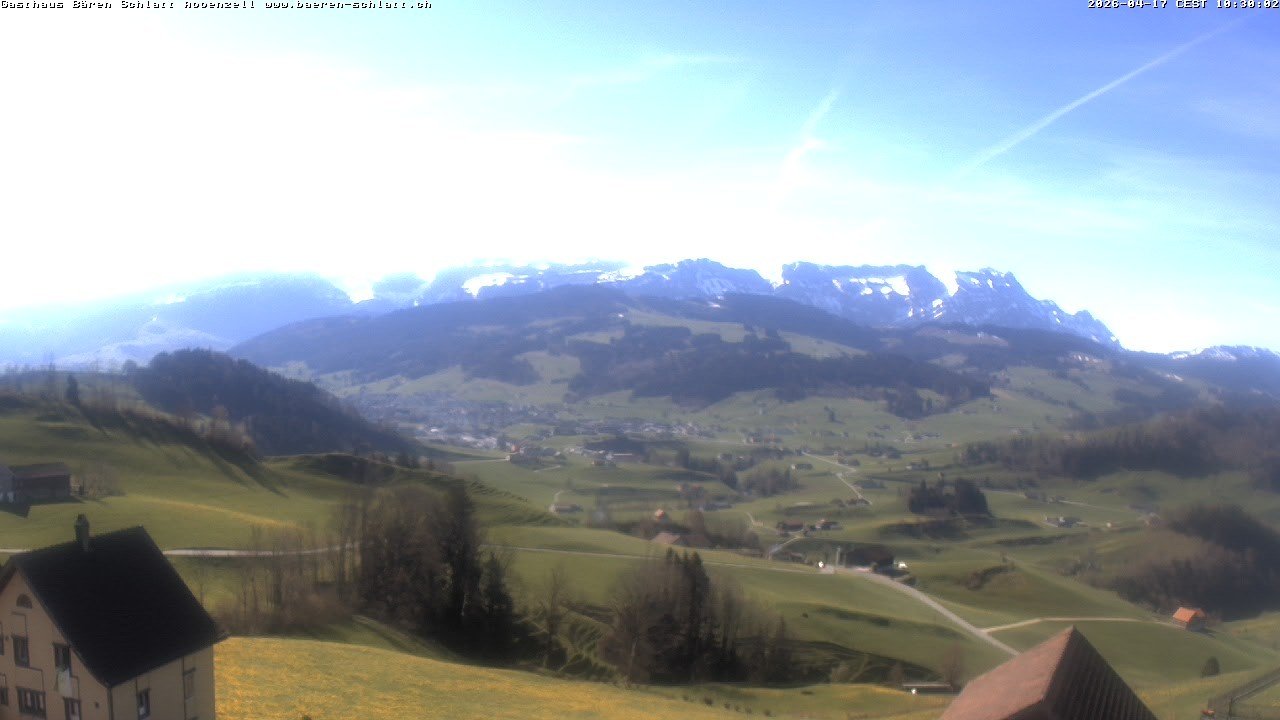 Archiv Foto Webcam Panoramablick über Appenzell