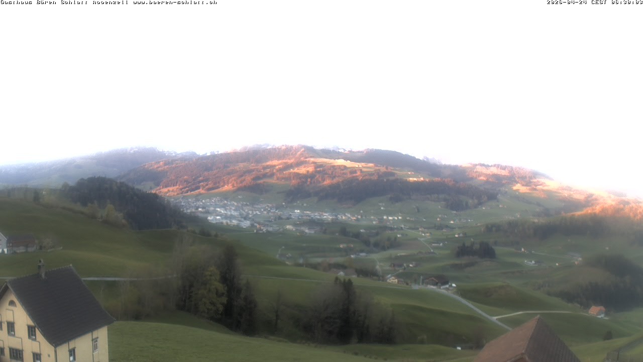 Archiv Foto Webcam Panoramablick über Appenzell