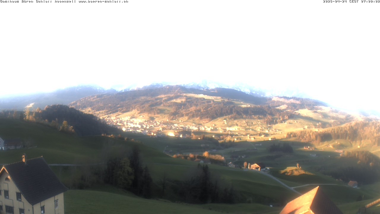 Archiv Foto Webcam Panoramablick über Appenzell