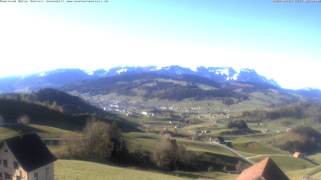 Archiv Foto Webcam Panoramablick über Appenzell