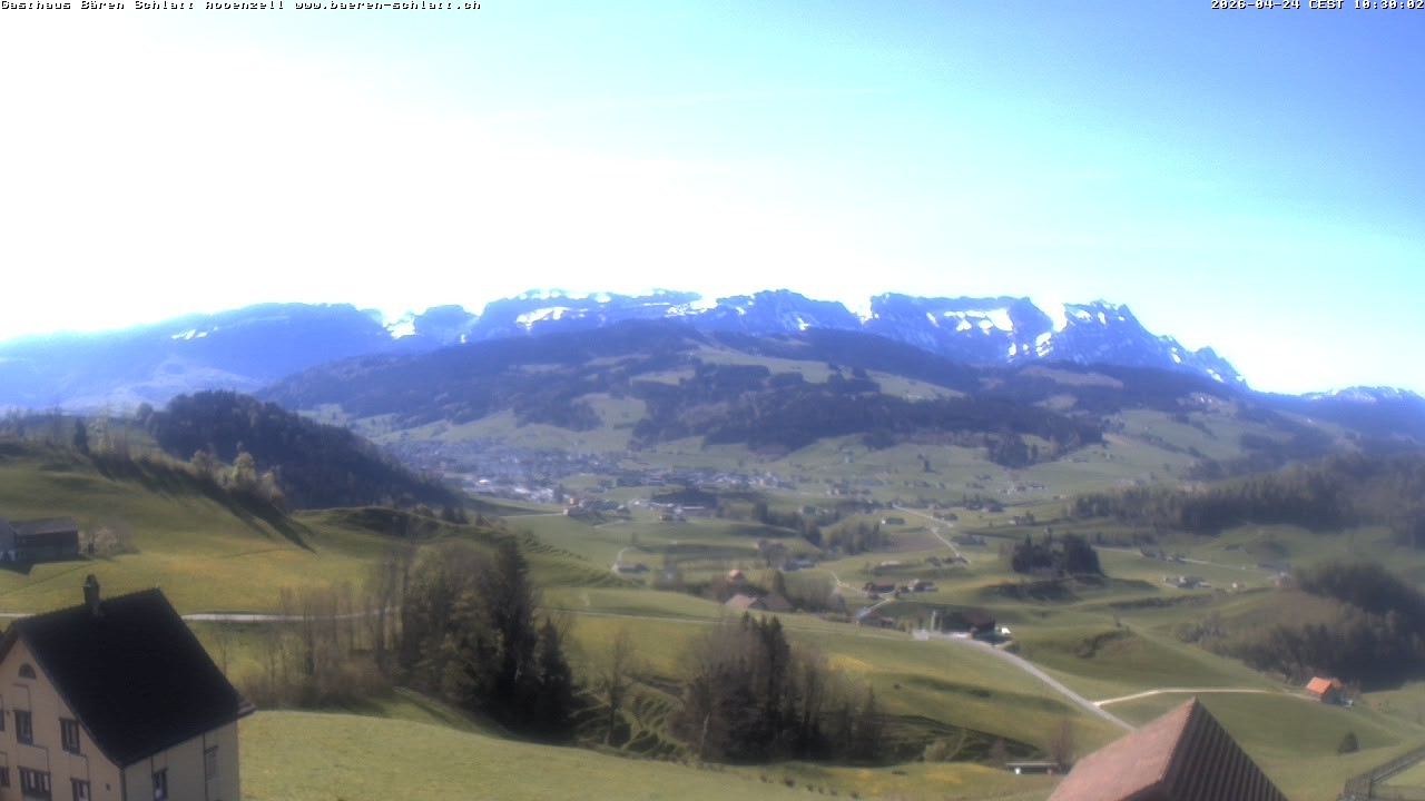 Archiv Foto Webcam Panoramablick über Appenzell