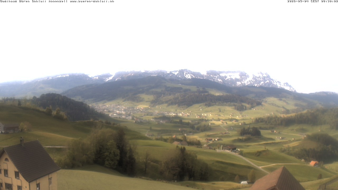 Archived image Webcam Appenzell in Switzerland