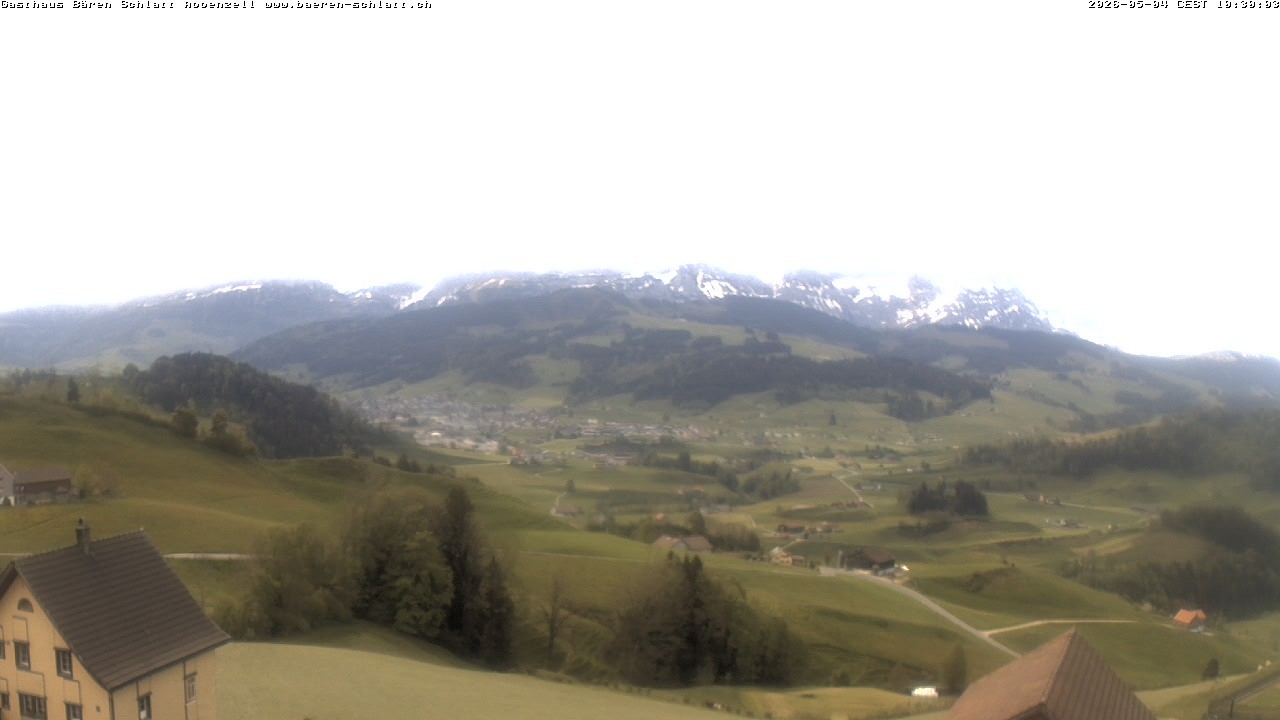 Archiv Foto Webcam Panoramablick über Appenzell